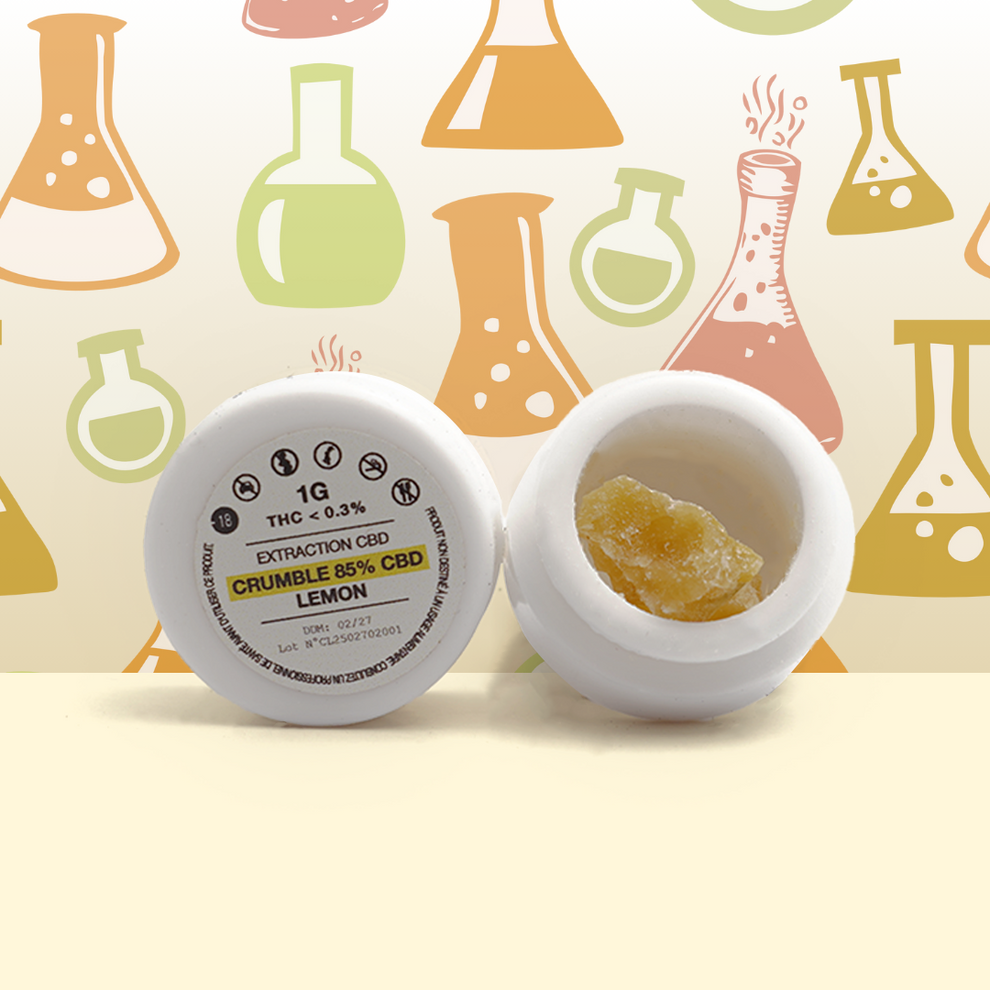 Lemon Haze Crumble - 85% CBD ๐.